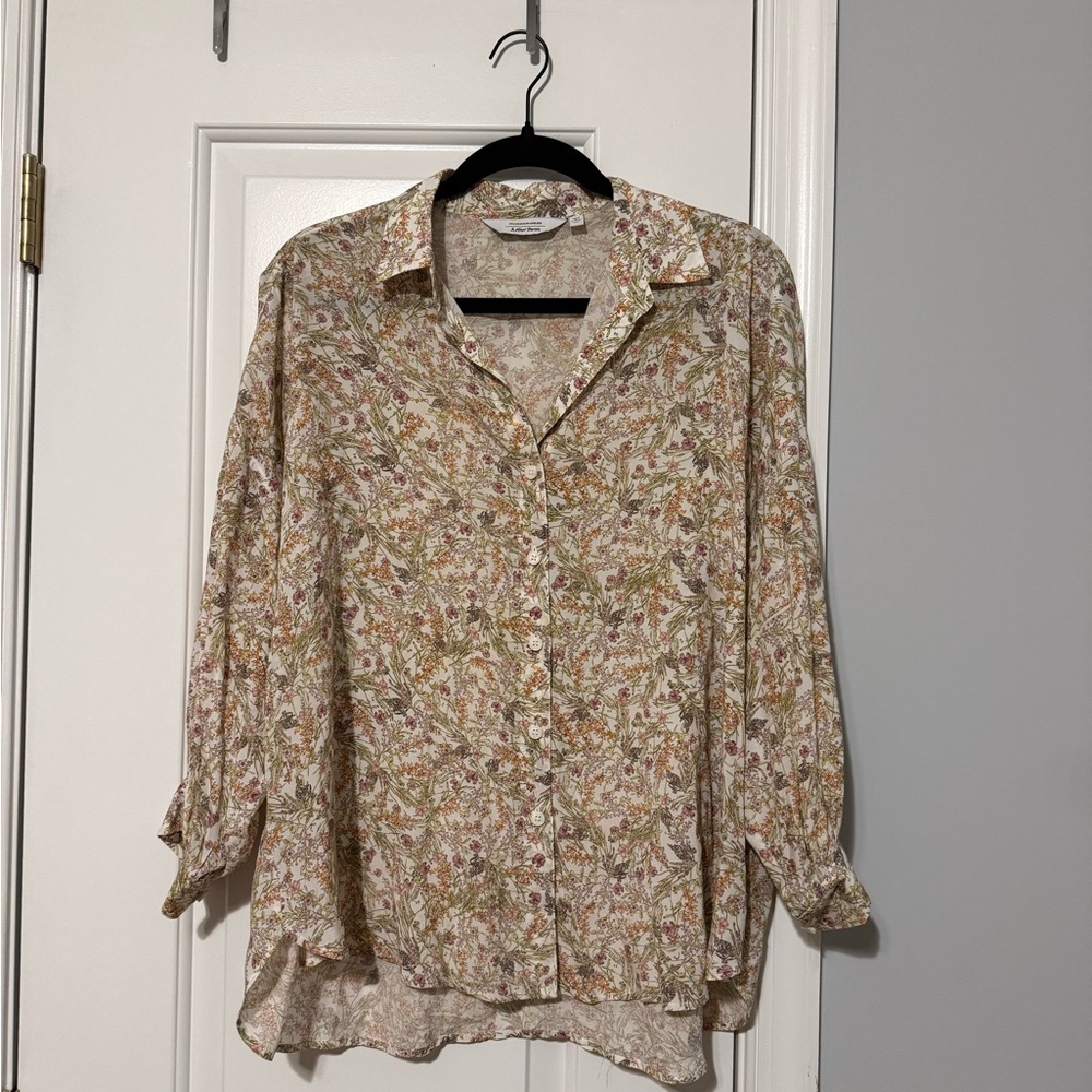 & Other Stories Floral Print Shirt